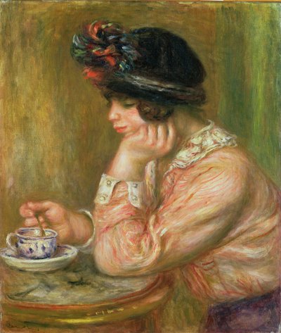 Cup of Chocolate by Pierre Auguste Renoir